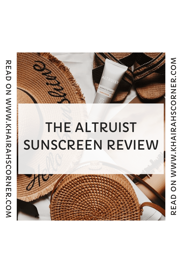 Affordable Sunscreens to Buy in Nigeria Altruist Sunscreen Review