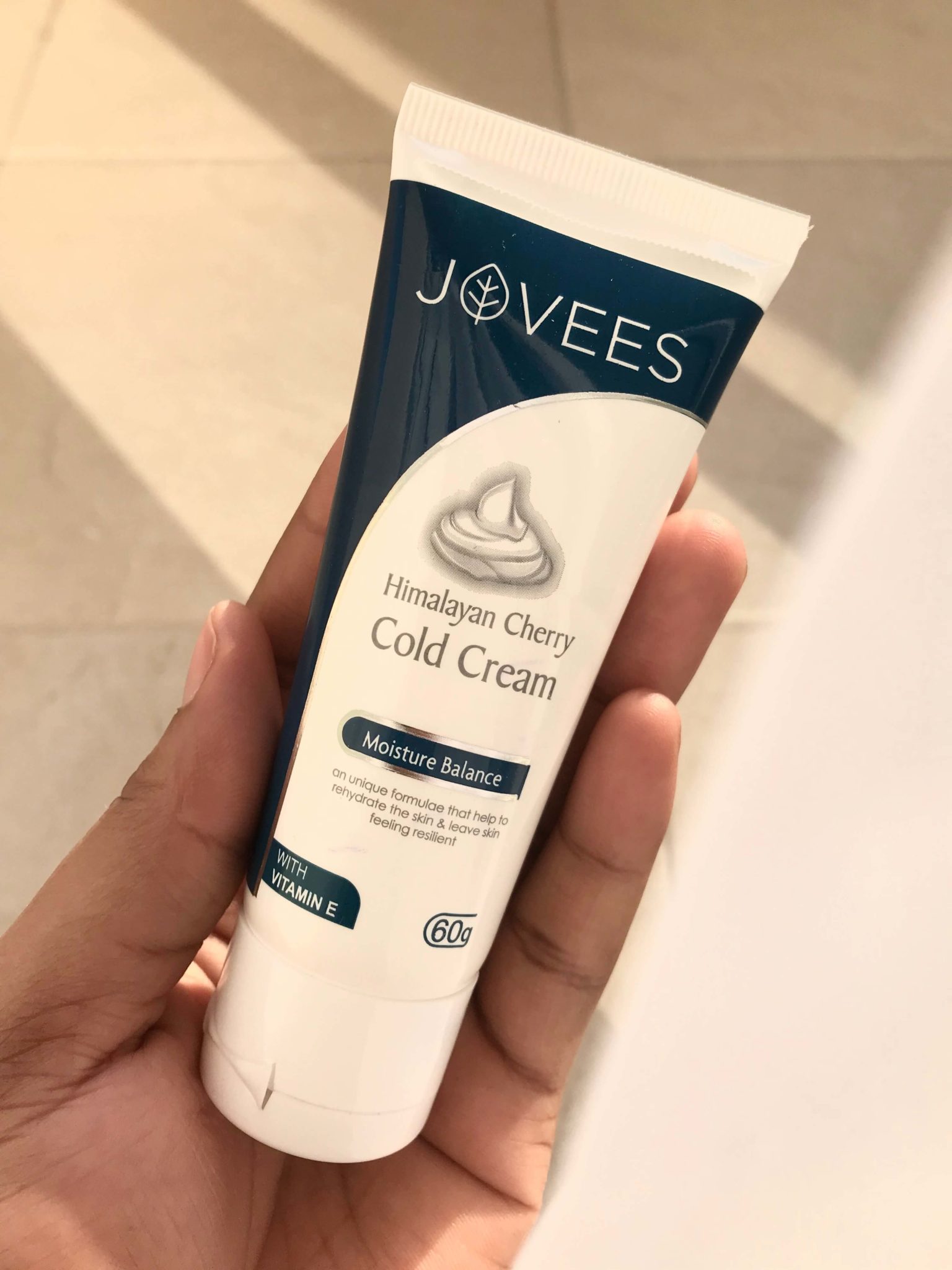 Jovees Himalayan Cherry Cold Cream Review Moisturizers For AcneProne